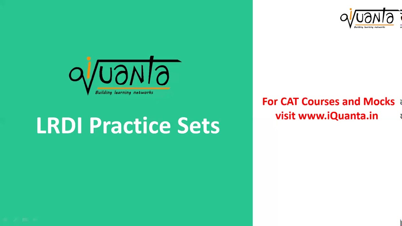 iQuanta SET 108 - The LRDI master || Arrangement || Easy || CAT