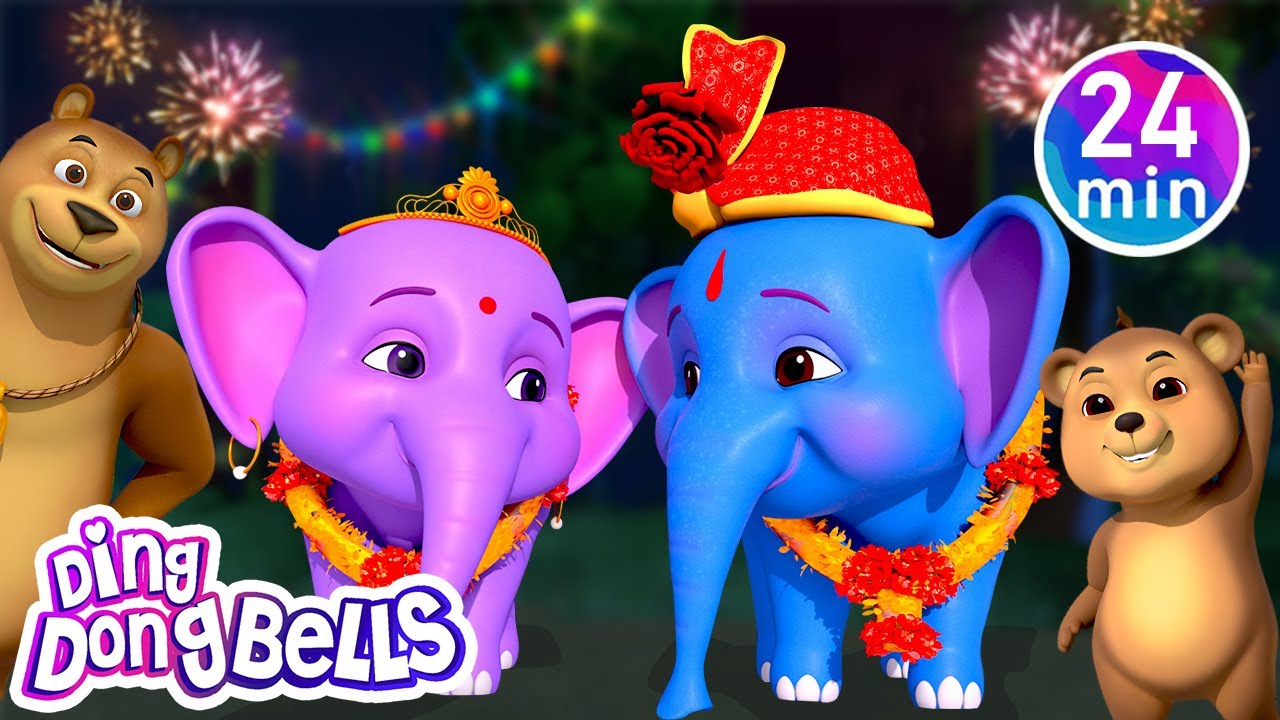 Hathi Ki Shadi + 5 More Hindi Nursery Rhymes | Best of Ding Dong Bells