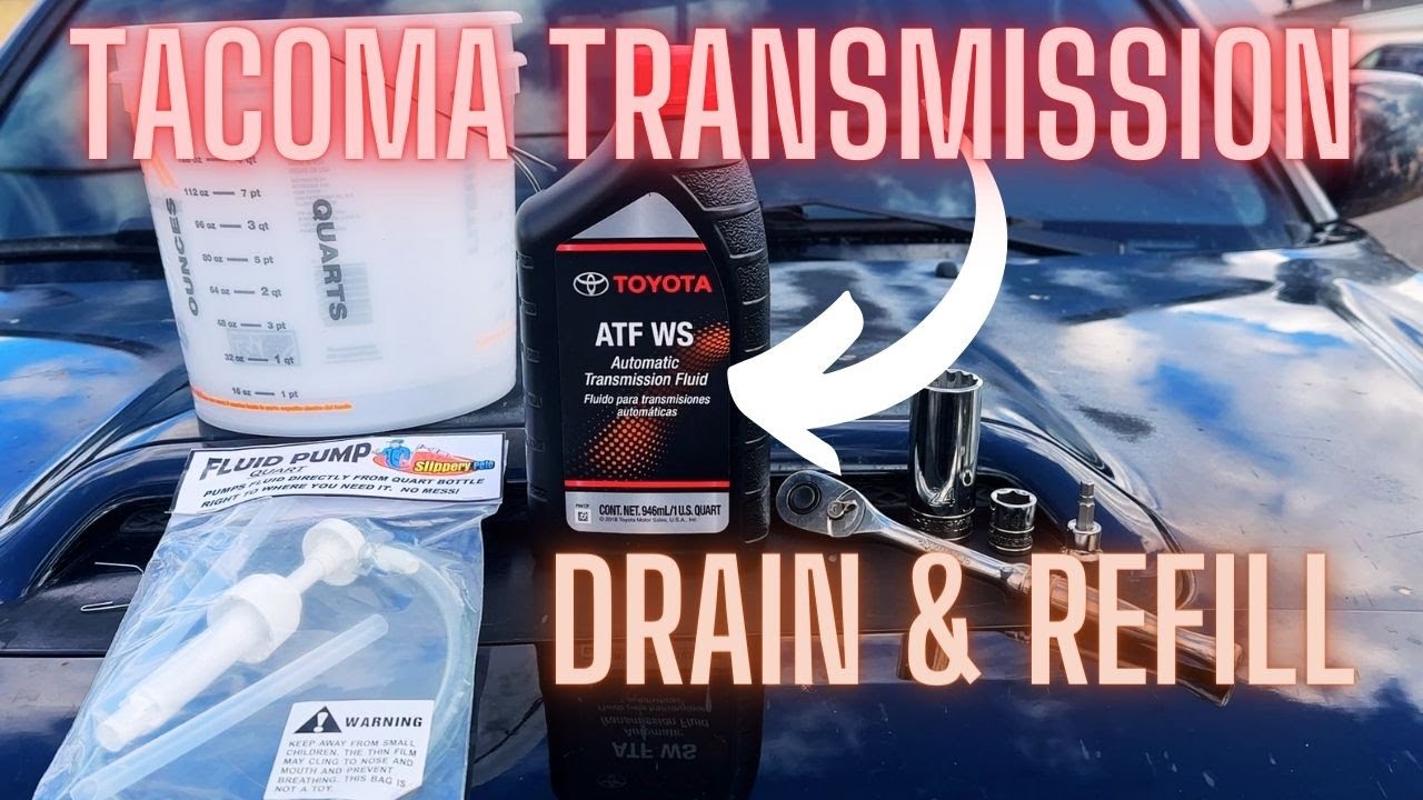 Как слить и залить трансмиссионную жидкость на Tacoma 2-го поколения!