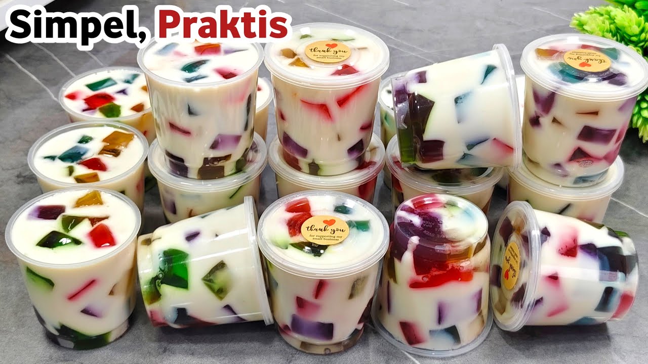 TETANGGA SAMPAI NGGA KEBAGIAN KARENA PUDINGNYA JADI REBUTAN | PUDING MOZAIK SIMPEL, ENAK, WAJIB COBA