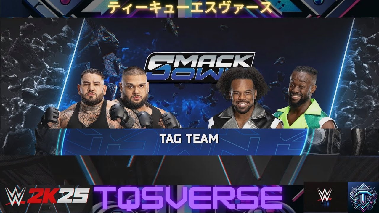 AOP (C) VS THE NEW DAY. SMACKDOWN. WWE 2K25. TQS