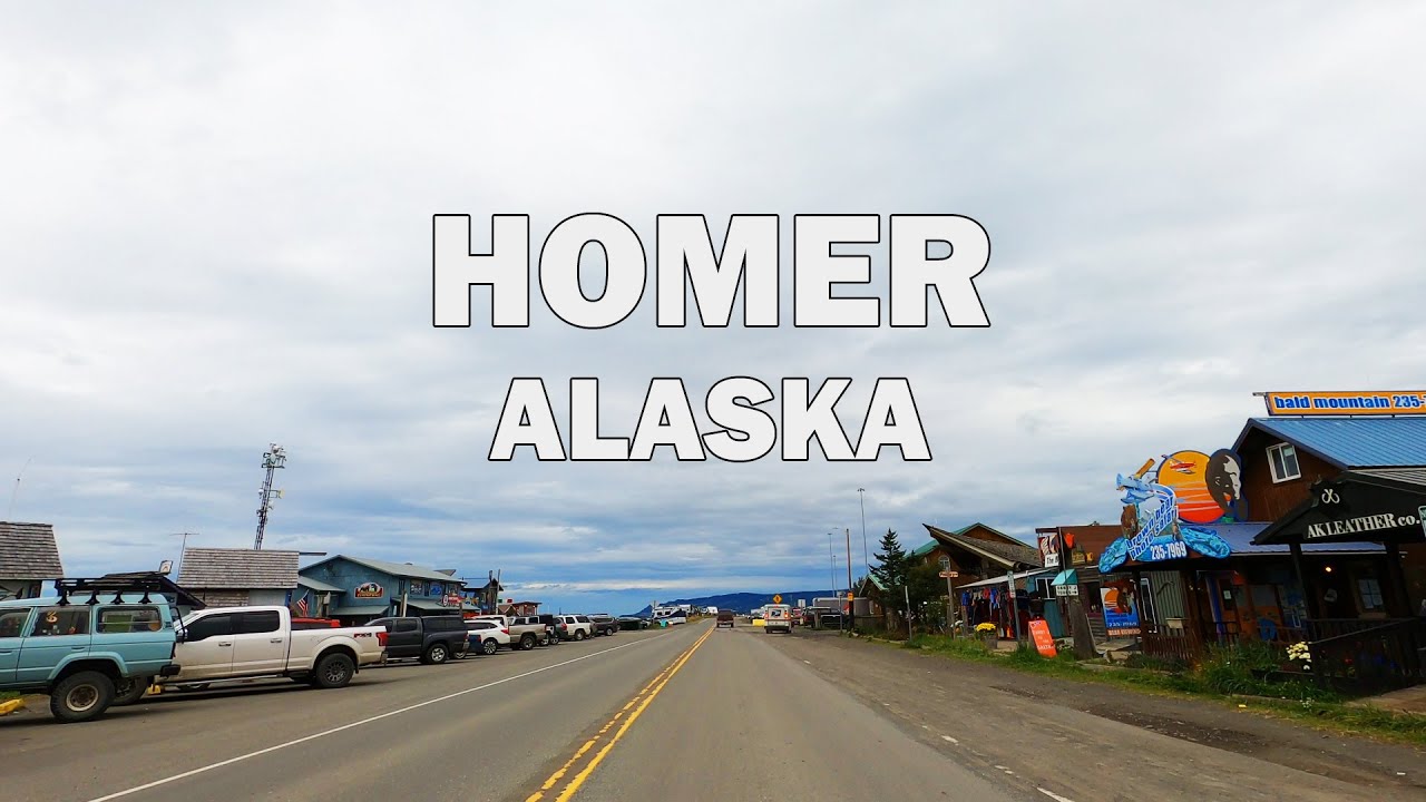 Homer, Alaska - Halibut Capital Of The World - Driving Tour 4K