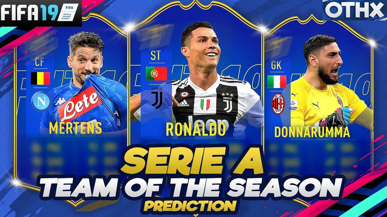 FIFA 19 | Serie A Team of the Season Prediction w/ Ronaldo, Mertens, Piatek, Donnarumma @Onnethox