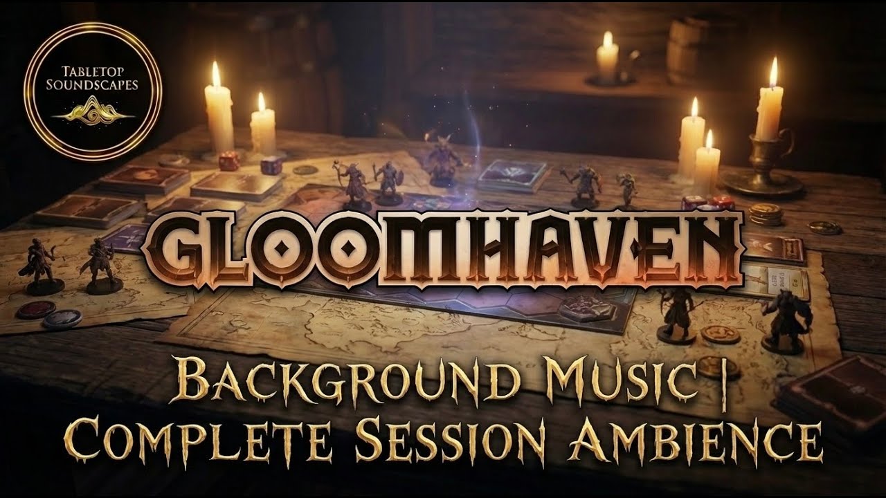 Gloomhaven Background Music | Dark Tactical Fantasy Board Game Ambience