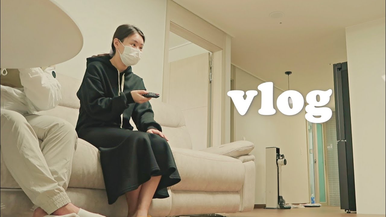 결혼준비브이로그 ep.8 신혼집 가전제품 설치하던 날🪴LG오브제&나노셀75인치TV