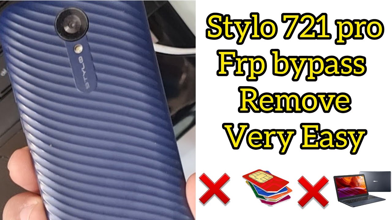 how to remove stylo 721 pro frp bypass