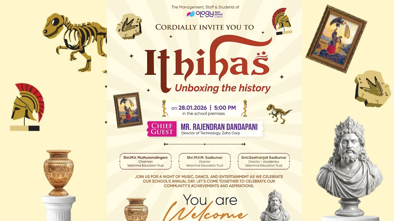 Ithihas - Unboxing the history @ Ology Tech School On 28th Jan, 2026 @ 5:00 pm