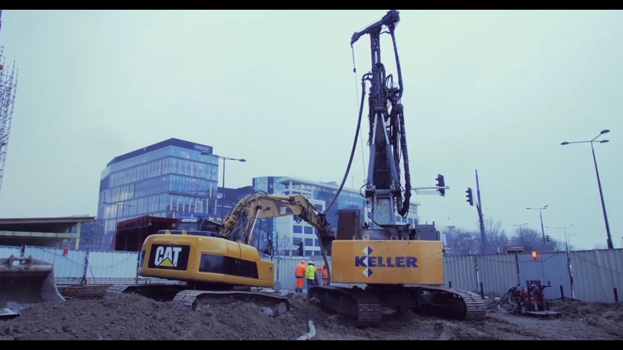 Keller Polska- The Warsaw HUB- the largest cubature excavation in Poland.