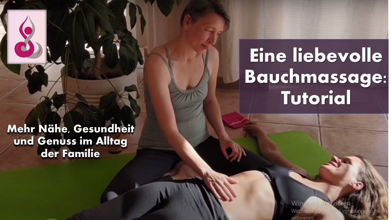 Bauchmassage Tutorial für Paare und alle Menschen, die sich gerne gegenseitig berühren