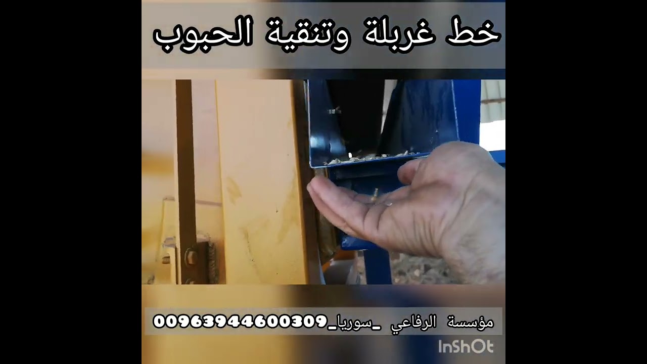 خط غربلة الحبوب