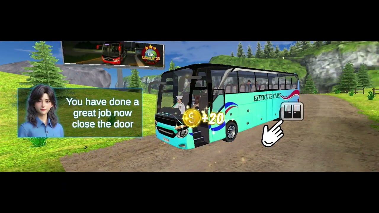 Real Bus Driving Game 🚍 | City to Village Road | Smooth Gameplay