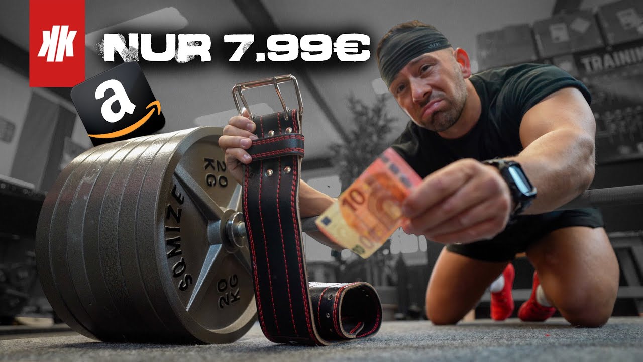 Ich teste den günstigsten Krafttraining-Gürtel von Amazon (Unter 10€ wtf)