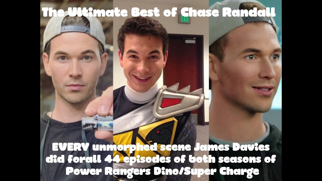 The Ultimate Best Of Chase Randall EVERY unmorphed scene James Davies  all eps of Dino/Super Charge