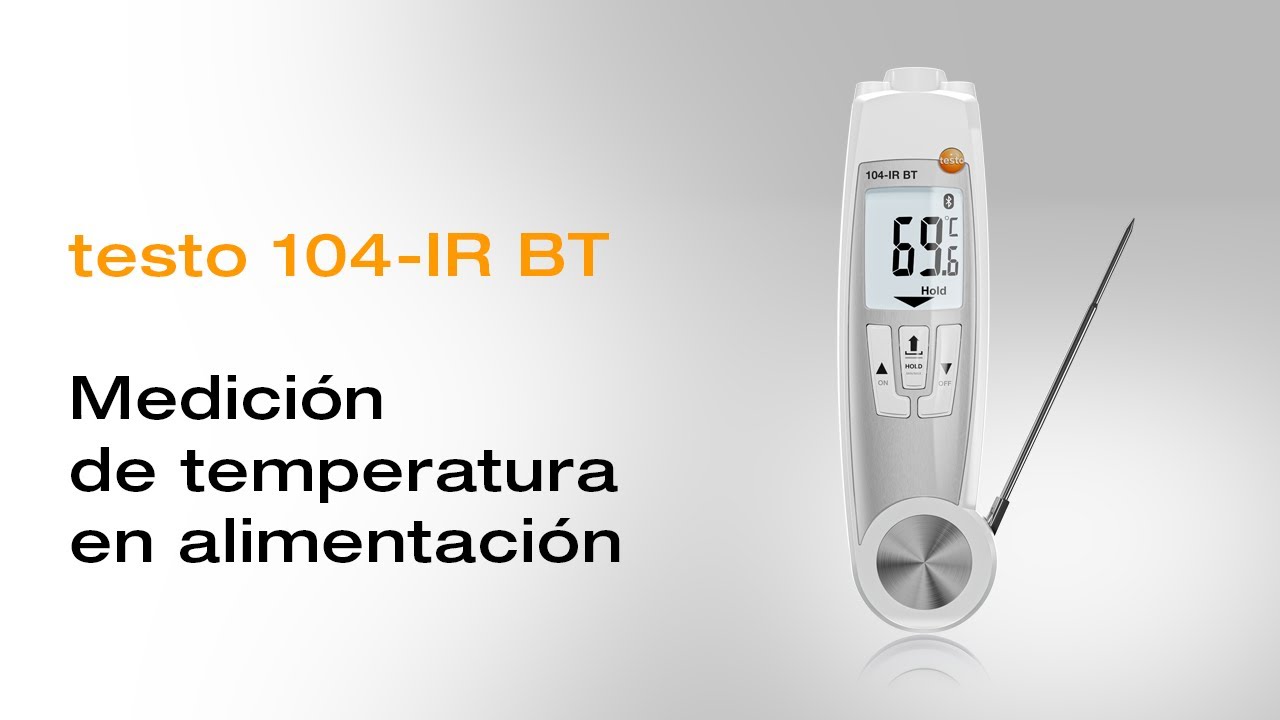 Testo 104-IR BT: termómetro dual con Bluetooth | Be sure. Testo