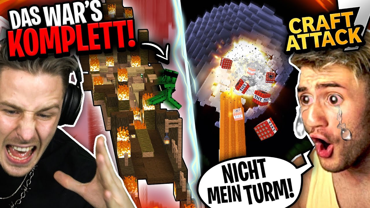 PETRIT zündet mein SCHIFF an & Ich SPRENGE seinen TURM! ESKALATION! Craft Attack 7!