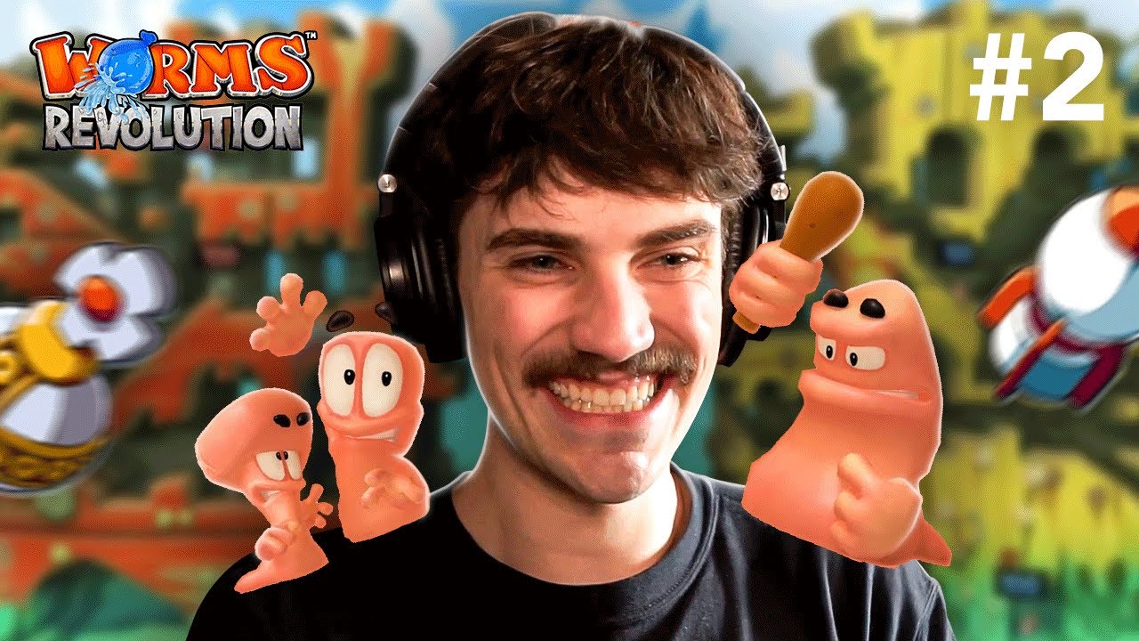 A MELHOR PARTIDA DE WORMS DOS COLEGAS | Worms Revolution