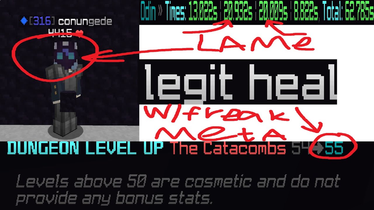 Catacombs Level 55 Legit Healer POV | Hypixel Skyblock M7