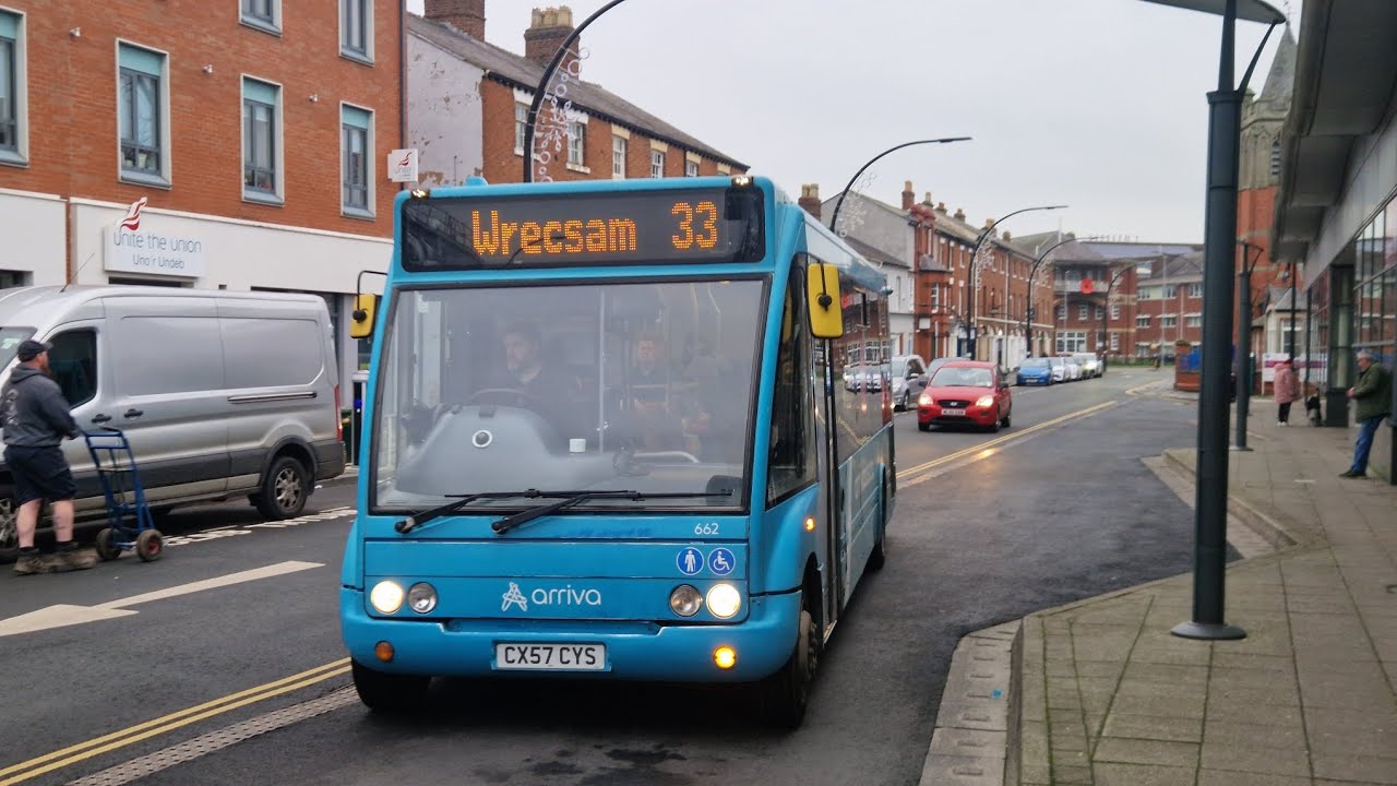 *18 Year Old Solo Through Estates* Arriva Wales Optare Solo 662/CX57 CYS: Route 7