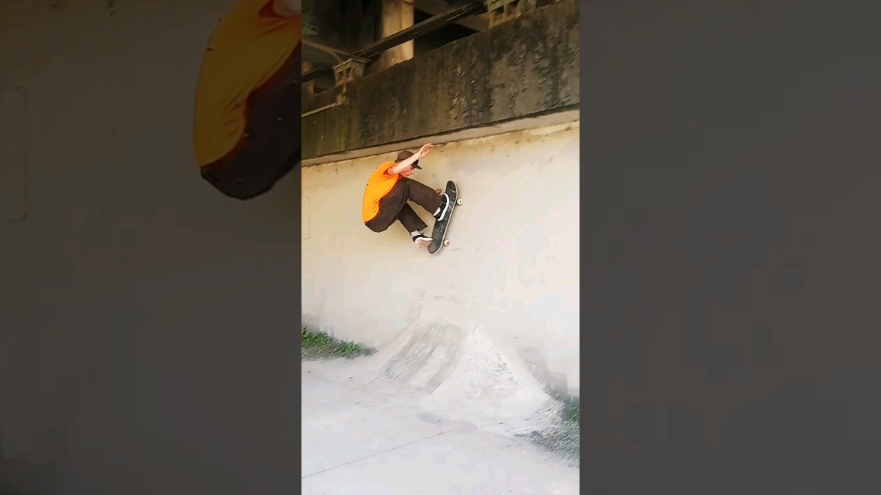 wall ride spot in Eugene Oregon with Curtis Burrington #skateboarding #eugene