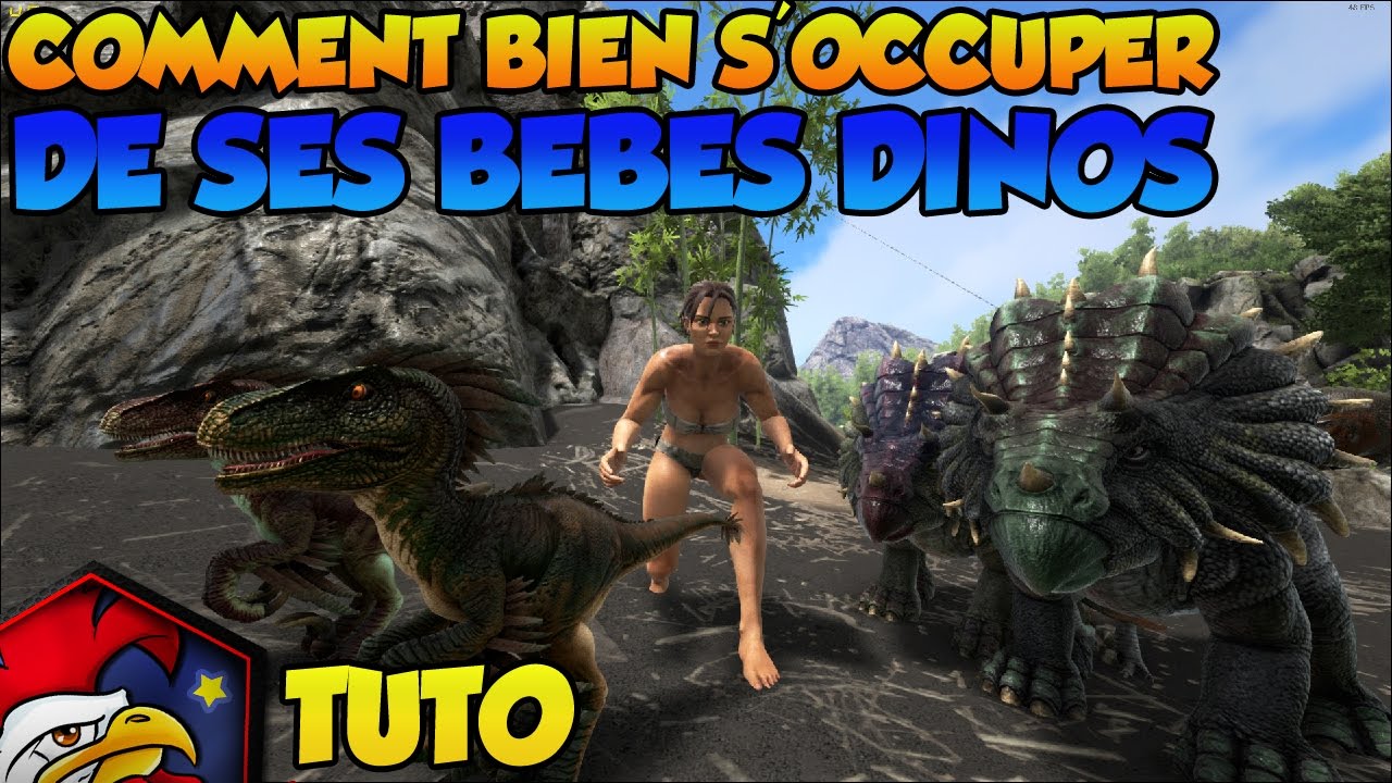 [TUTO ARK PC XBOX PS4] #25 Bien s'occuper de ses bébés dinos