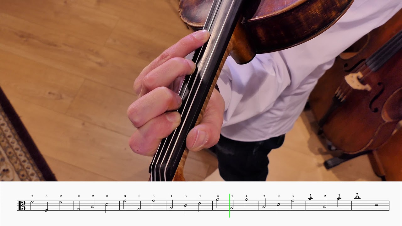 Viola: SEVENTHS & OCTAVES Introducing the 7ths, Octaves and Arpeggios (♩ = 50)