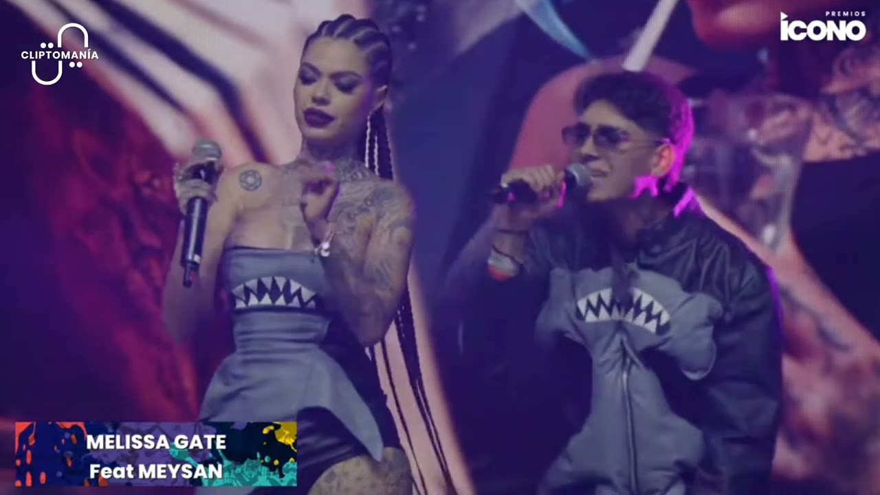 Presentación de Melissa en los premios ícono👸🏽