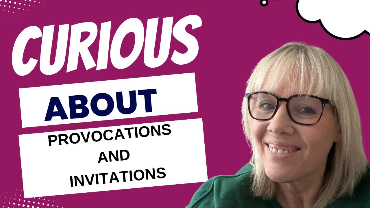 What’s the difference between a provocation and invitation to learning?