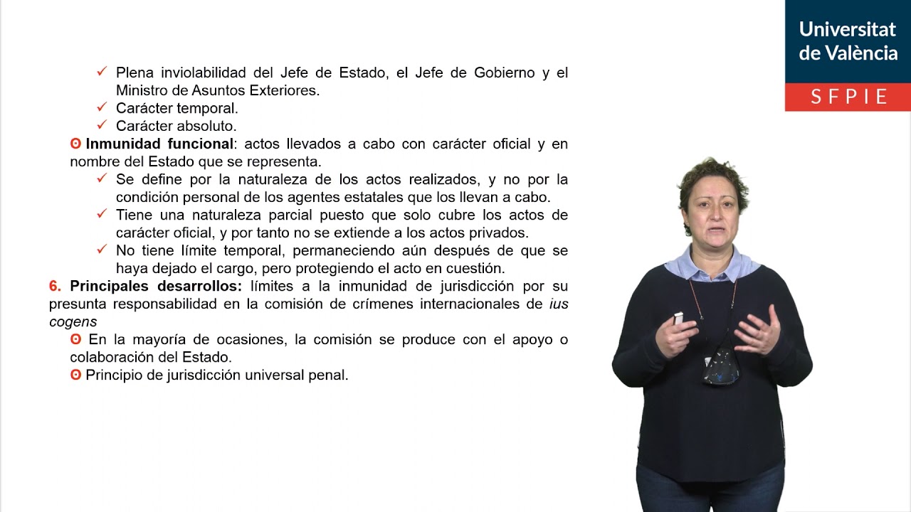 Los límites a las inmunidades de jurisdicción funcionales