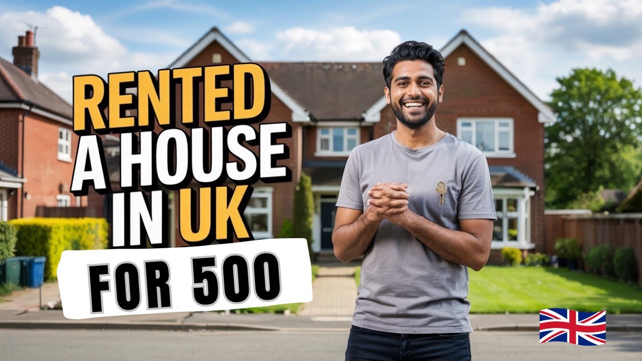 How Much is Rent in UK? | £500 House in Leicester Tour | International Students