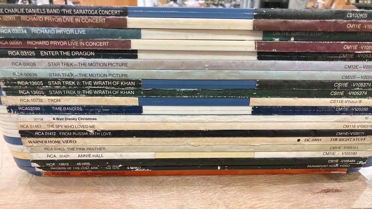 Несколько видеодисков из 80-х — 2