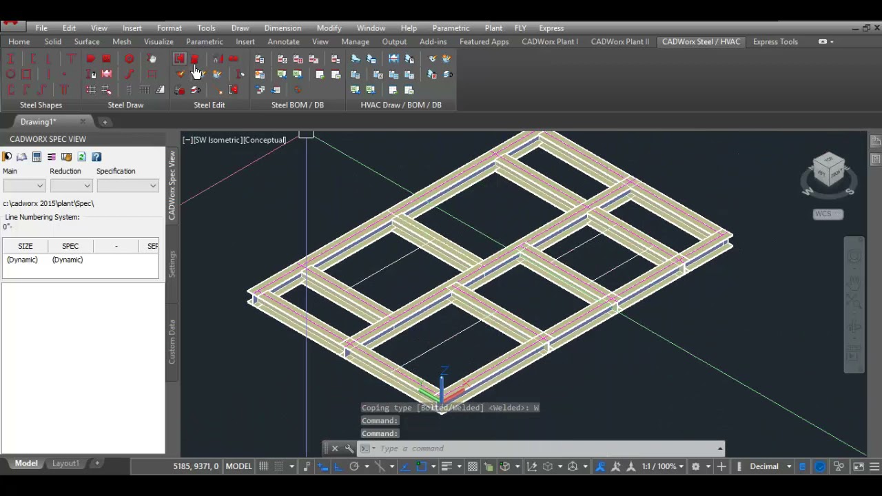 7. Curso Cadworx Plant 2015 - Proyecto 3D (Parte 1)