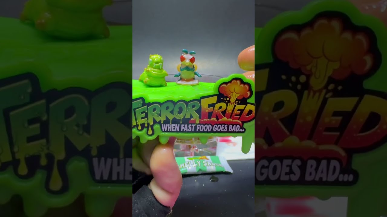 Terror Fríes Nuggets Unboxing cuando la comida se hace mala Set de Juego Terrorífico #bandai 