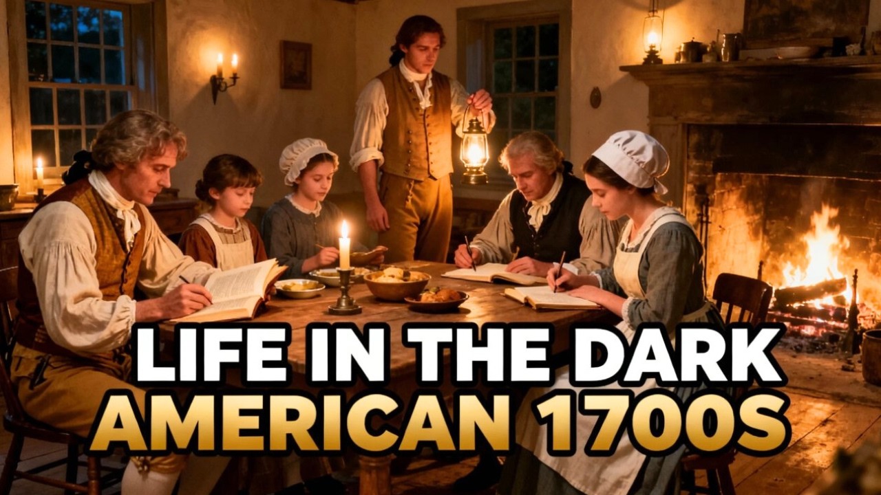 How Did People Really Live Before Electricity in 1700s America | Relaxing History to Fall Asleep
