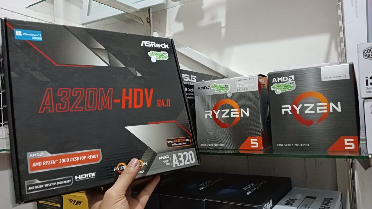 DIA TELAH KEMBALI!!! ASROCK A320M HDV R4.0 BIOS TERBARU SUPPORT RYZEN 5000 SERIES! Tes Ryzen 4600G