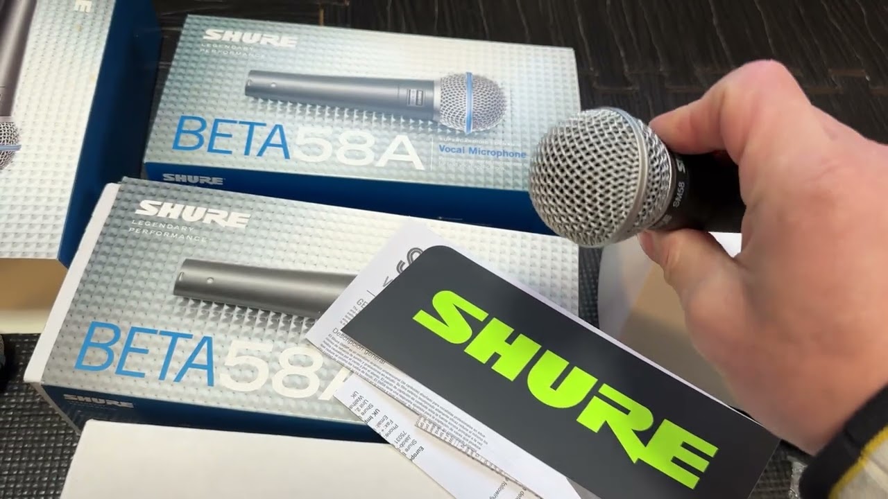 Mic Shure hàng mới tinh chính hãng và hàng qua sử dụng về tiếp phục vụ các bác chơi tết