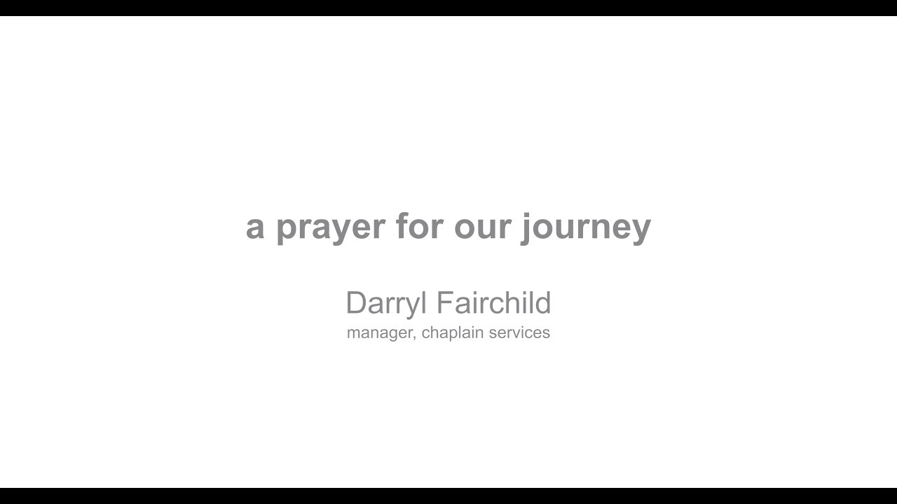 a prayer for our journey