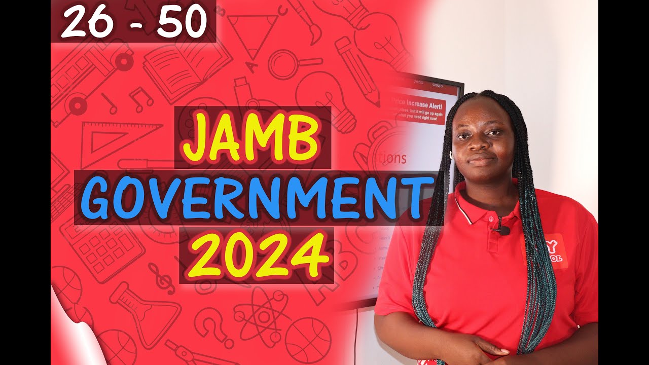 JAMB CBT Government 2024 Past Questions 26 - 50