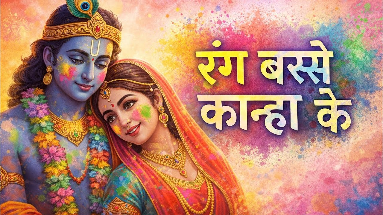 रंग बरसे कान्हा के | Radha Krishna Holi Bhajan 2026 | Latest Krishna Bhakti Song | होली स्पेशल भजन 