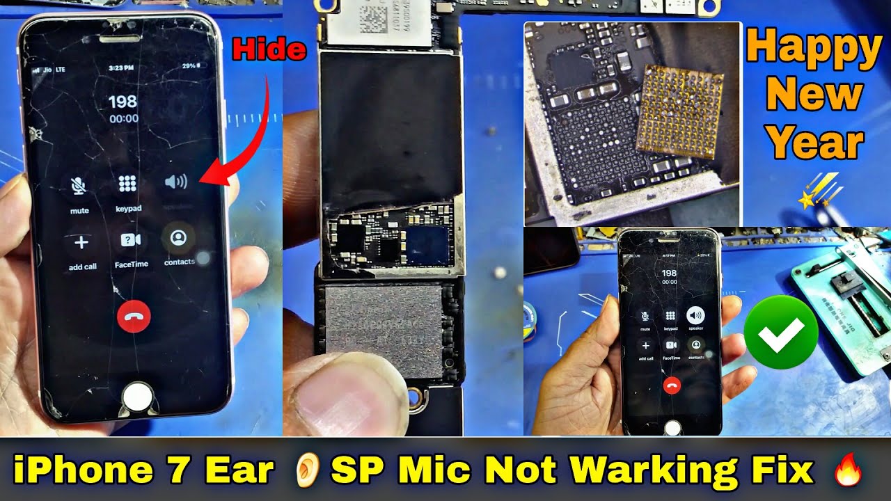 iPhone 7 | Loudspeaker Hide Solution ✅ | Ear Sp Mic Not Working Fixed 💫 
