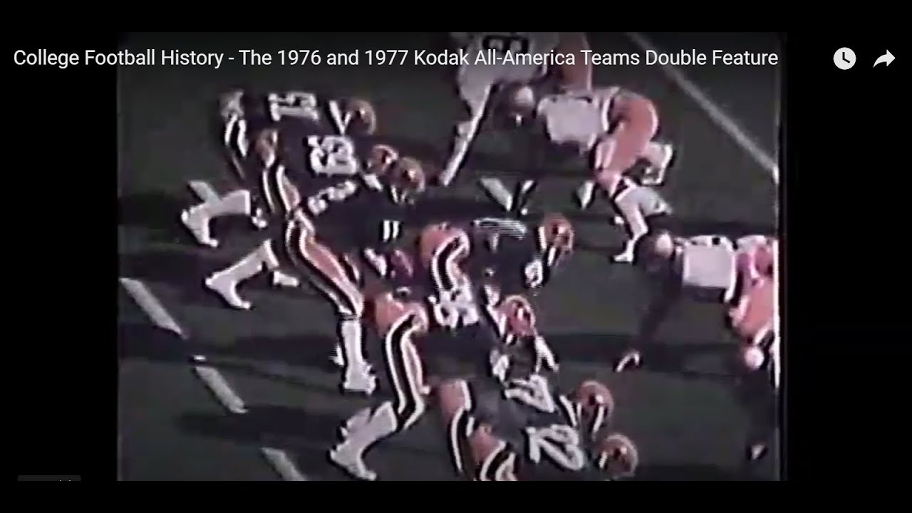 College Football History - The 1976 and 1977 Kodak All-America Teams Double Feature