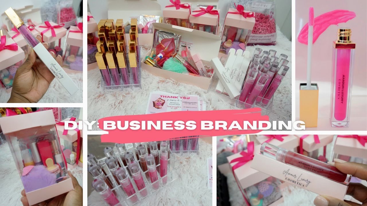 CUSTOM PACKAGING FOR YOUR LIP GLOSS BUSINESS | HOW TO BRAND YOUR PACKAGING | BRANDING YOUR BUSINESS