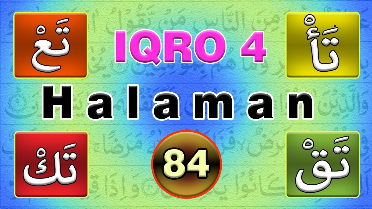 Belajar Ngaji Dan Membaca Iqro 4 Halaman 84