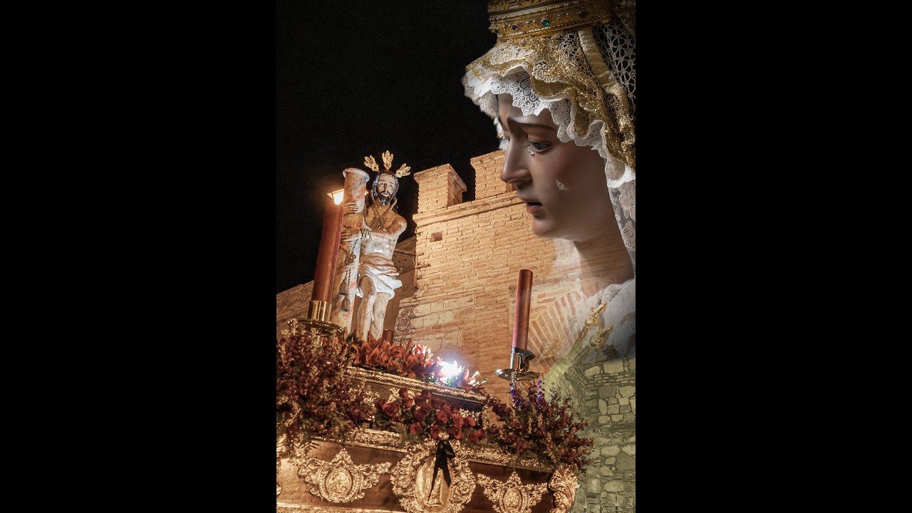 Procesión del Stmo. Cristo Amarrado a la Columna, Mª Stma. de los Dolores y San Juan Evangelista