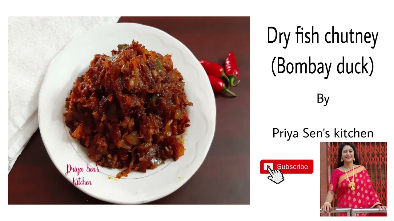 Dry fish chutney with bombay duck | Spicy food | bengali cuisine | Easy recipe