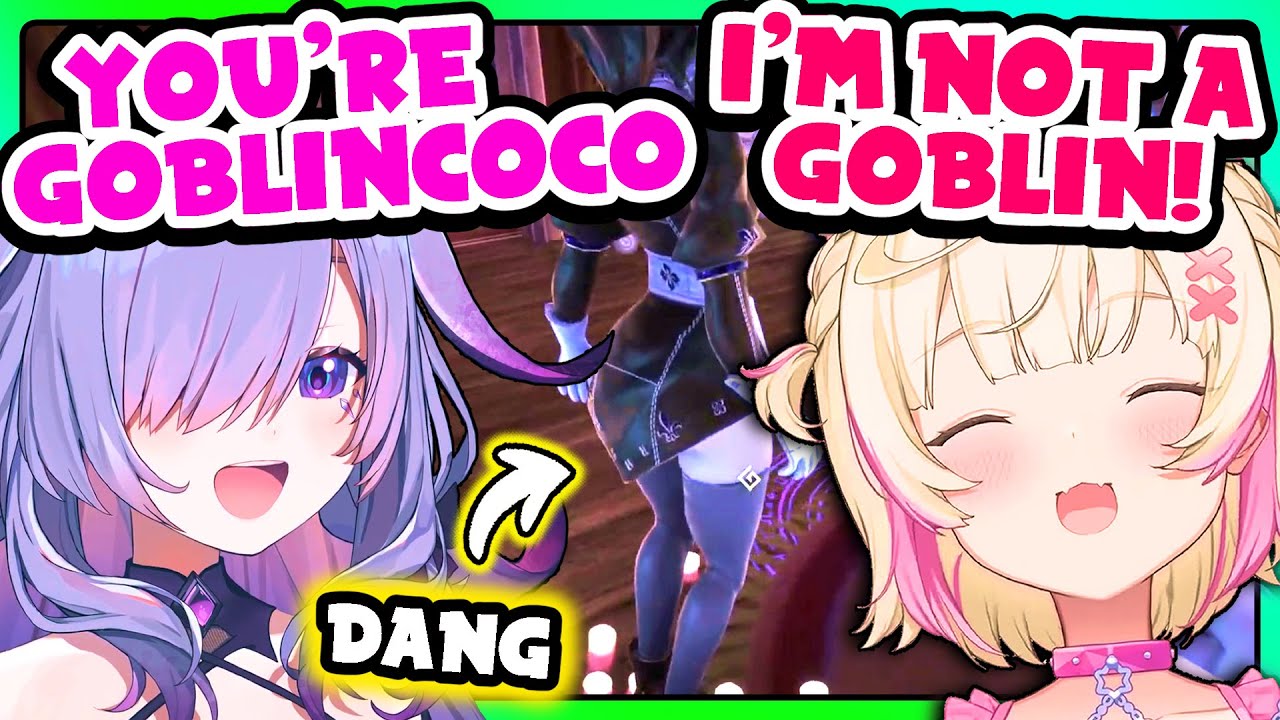 Collab just started and Biboo already tries to pvp! Fuwawa: Who's grunting?? Biboo: You! *zapzap*