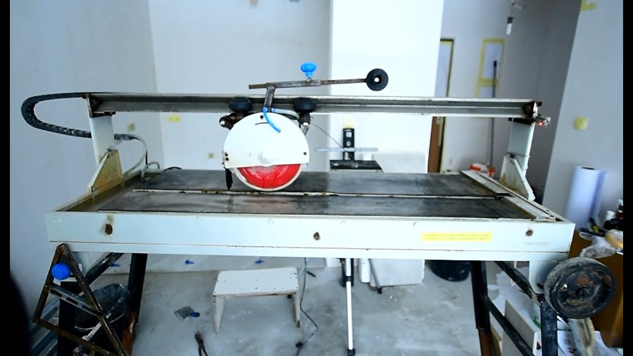 Tuning maszyny wodnej do cięcia glazury 130 cm prosto i 45 st.