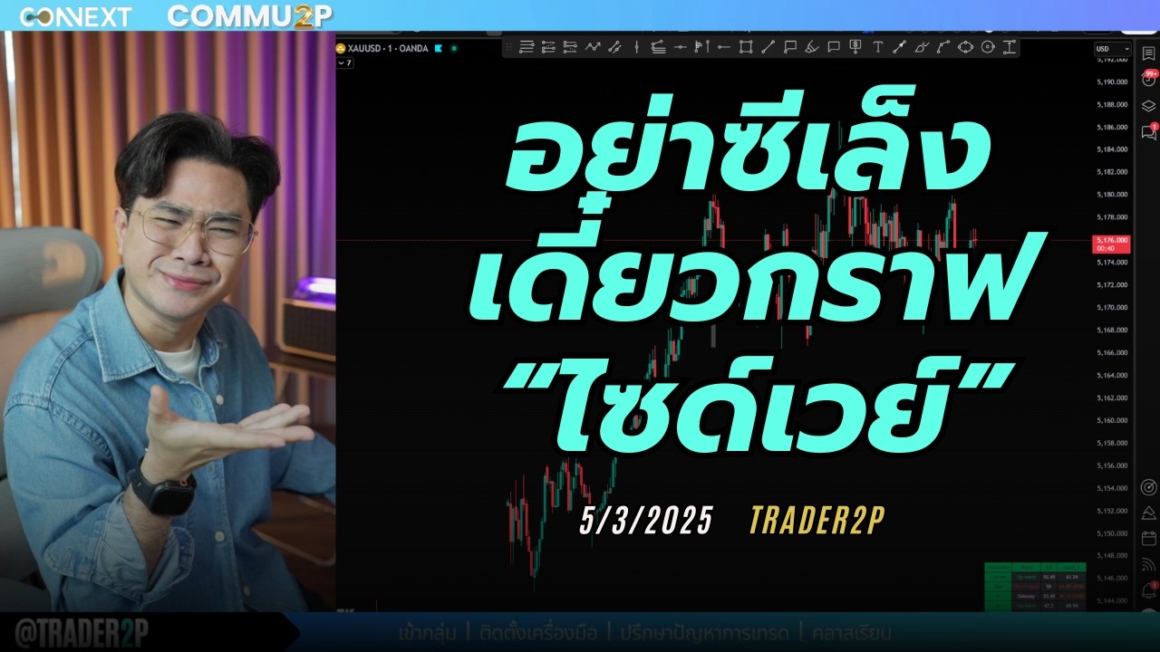อย่าซีเล็งเดี๋ยวกราฟ“ไซด์เวย์”#xauusd#เทรด#crypto#trader2p