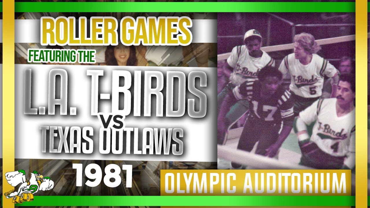 1981 Roller Games: L.A. T-Birds vs Texas Outlaws (94-86)