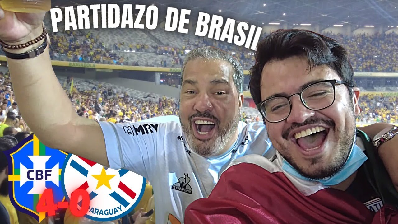 ASÍ SE VIVE UN PARTIDO DE LA SELECCIÓN BRASILEÑA / Brasil - Paraguay