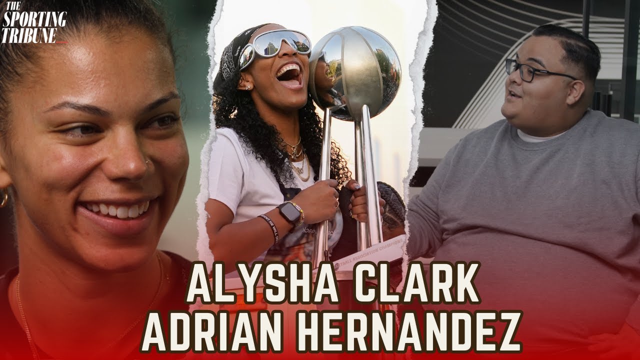 Alysha Clark on Celebrating with Usher, Rivalry with New York Liberty, & More w/Adrian Hernandez